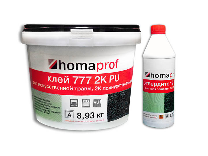 Двухкомпонентный клей (связующее) для искусственной травы Homakoll ...