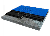 Система R-Play M EPDM на базе резиновых плит MONOLIT 30 Base с верхним слоем из цветной ЭПДМ крошки