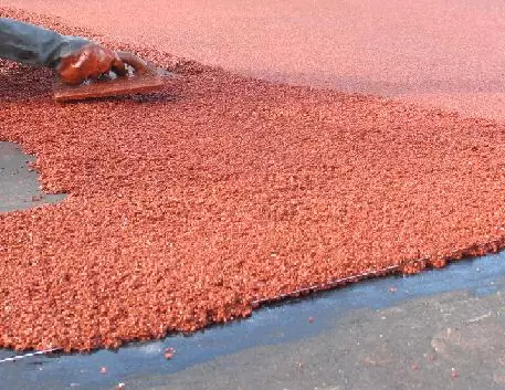 Резиновая крошка – укладка своими руками