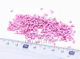 Розовая EPDM крошка фракции 2мм - 4мм
