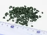 Темно-зеленая EPDM крошка фракции 2мм- 4мм Темно-зеленая EPDM крошка фракции 2мм- 4мм