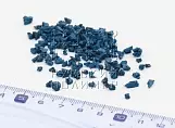 Синяя EPDM крошка фракции 2мм - 4мм Синяя EPDM крошка фракции 2мм - 4мм