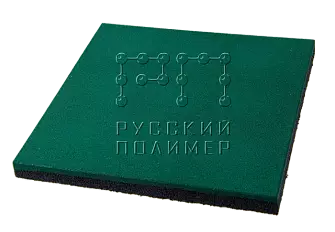 Резиновая плитка 500х500х40 мм