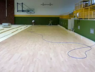 Паркет для спортивных залов - укладка по технологии