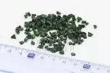 Темно-зеленая EPDM крошка фракции 2мм- 4мм