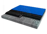 Система R-Play M EPDM на базе резиновых плит MONOLIT 30 Base с верхним слоем из цветной ЭПДМ крошки